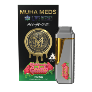 WATERMELON GELATO | INDICA 1000MG LIVE RESIN THC